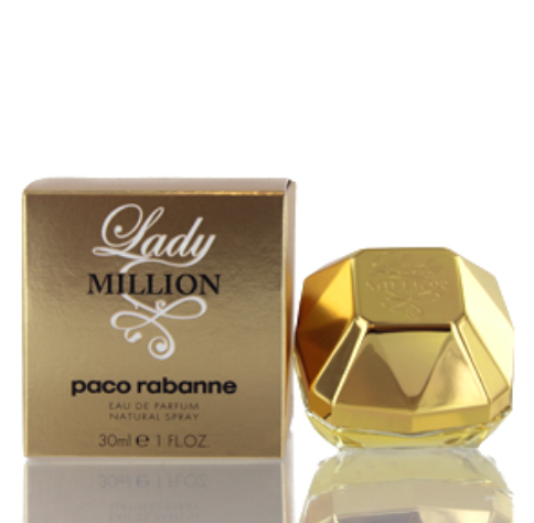 Lady Million Eau de parfum Perfume by Paco Rabanne for Women 1.0 Oz