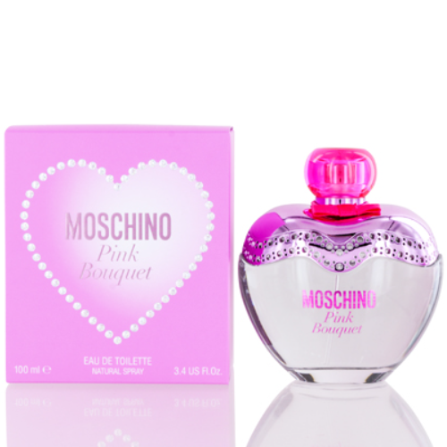 Pink Bouquet Eau de toilette Perfume by Moschino for Women 3.3 Oz
