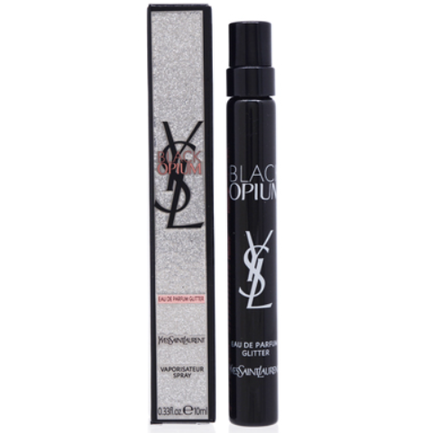 Black Opium Glitter Eau de parfum Perfume by Ysl for Women 0.33 Oz